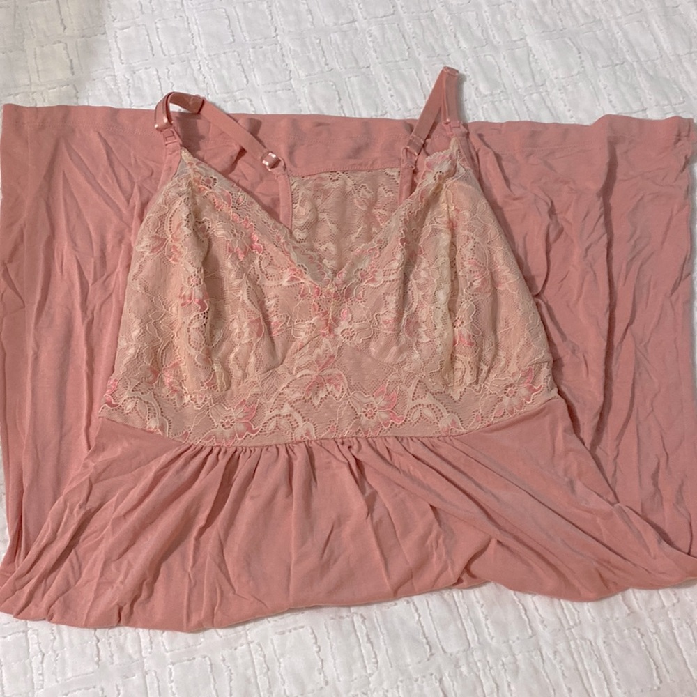 Kindred Bravely maternity and nursing nightgown